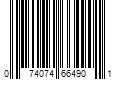 Barcode Image for UPC code 074074664901