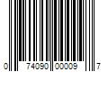 Barcode Image for UPC code 074090000097