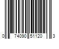 Barcode Image for UPC code 074090511203