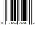 Barcode Image for UPC code 074093000063