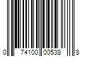 Barcode Image for UPC code 074100005388