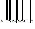 Barcode Image for UPC code 074100008327