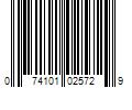 Barcode Image for UPC code 074101025729