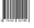 Barcode Image for UPC code 0741021001156