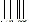 Barcode Image for UPC code 0741021003006