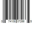 Barcode Image for UPC code 074108072665