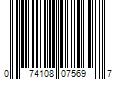 Barcode Image for UPC code 074108075697