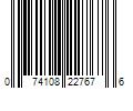 Barcode Image for UPC code 074108227676