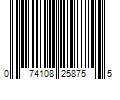 Barcode Image for UPC code 074108258755