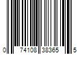 Barcode Image for UPC code 074108383655