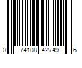 Barcode Image for UPC code 074108427496