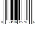 Barcode Image for UPC code 074108427786