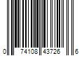 Barcode Image for UPC code 074108437266