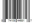 Barcode Image for UPC code 074108446817