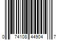 Barcode Image for UPC code 074108449047