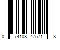 Barcode Image for UPC code 074108475718