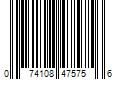 Barcode Image for UPC code 074108475756