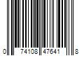 Barcode Image for UPC code 074108476418