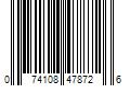 Barcode Image for UPC code 074108478726