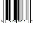 Barcode Image for UPC code 074108800152