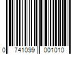 Barcode Image for UPC code 0741099001010