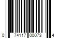 Barcode Image for UPC code 074117000734