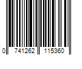 Barcode Image for UPC code 0741262115360