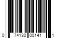 Barcode Image for UPC code 074130001411