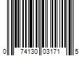 Barcode Image for UPC code 074130031715