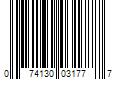 Barcode Image for UPC code 074130031777