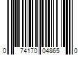 Barcode Image for UPC code 074170048650