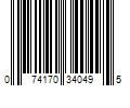 Barcode Image for UPC code 074170340495