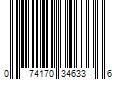 Barcode Image for UPC code 074170346336