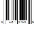 Barcode Image for UPC code 074170399738