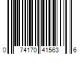 Barcode Image for UPC code 074170415636