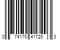 Barcode Image for UPC code 074170417203