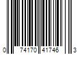 Barcode Image for UPC code 074170417463