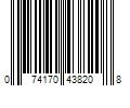 Barcode Image for UPC code 074170438208