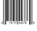 Barcode Image for UPC code 074170443769