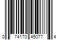 Barcode Image for UPC code 074170450774