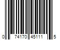 Barcode Image for UPC code 074170451115