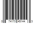 Barcode Image for UPC code 074170451443