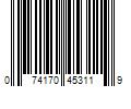 Barcode Image for UPC code 074170453119