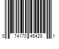 Barcode Image for UPC code 074170454291