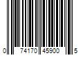 Barcode Image for UPC code 074170459005