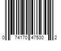 Barcode Image for UPC code 074170475302