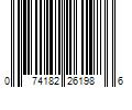 Barcode Image for UPC code 074182261986