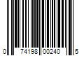 Barcode Image for UPC code 074198002405