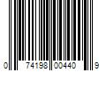 Barcode Image for UPC code 074198004409