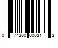 Barcode Image for UPC code 074200000313